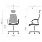 Огляд Офісне крісло Аклас Прима PL HR ANF Чорне (12698): характеристики, відгуки, ціни.