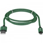 Огляд Дата кабель USB 2.0 AM to Micro 5P 1.0m USB08-03T green Defender (87804): характеристики, відгуки, ціни.