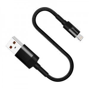 Огляд Дата кабель USB 2.0 AM to Lightning 0.2m Grand-X (FM-20L): характеристики, відгуки, ціни.