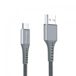 Огляд Дата кабель USB 2.0 AM to Type-C 1.2m Grey Grand-X (FC-12G): характеристики, відгуки, ціни.