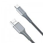 Огляд Дата кабель USB 2.0 AM to Type-C 1.2m Grey Grand-X (FC-12G): характеристики, відгуки, ціни.