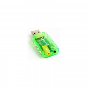 Перехідник USB2.0-Audio Gembird (SC-USB-01)
