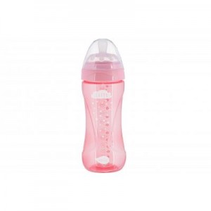 Пляшечка для годування Nuvita Mimic Cool 330мл рожева (NV6052PINK)