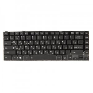 Клавіатура ноутбука PowerPlant TOSHIBA Satellite C800 черный, черный фрейм (KB311941)
