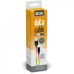 Огляд Дата кабель USB 2.0 AM to Lightning 1.0m multicolor ColorWay (CW-CBUL016-MC): характеристики, відгуки, ціни.
