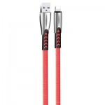 Огляд Дата кабель USB 2.0 AM to Lightning 1.0m zinc alloy red ColorWay (CW-CBUL010-RD): характеристики, відгуки, ціни.