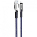 Огляд Дата кабель USB 2.0 AM to Lightning 1.0m zinc alloy blue ColorWay (CW-CBUL010-BL): характеристики, відгуки, ціни.