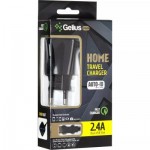 Огляд Зарядний пристрій Gelius Pro Edition Auto ID 2USB + Cable iPhone 8 2.4A Black (00000072153): характеристики, відгуки, ціни.