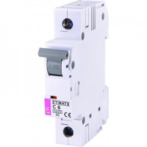 Огляд Автоматичний вимикач ETI ETIMAT 6 1p С 6А (6 kA): характеристики, відгуки, ціни.
