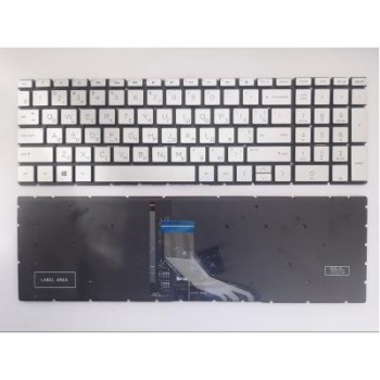 Клавіатура ноутбука HP Pavilion 15-DA; 250/255 G7 серебр (A46127)