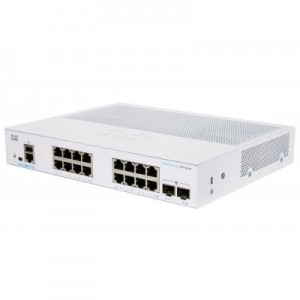 Огляд Комутатор мережевий Cisco CBS350-16T-2G-EU: характеристики, відгуки, ціни.