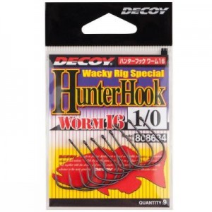 Огляд Гачок Decoy Worm16 Hunter Hook 1/0 (9 шт/уп) (1562.05.45): характеристики, відгуки, ціни.
