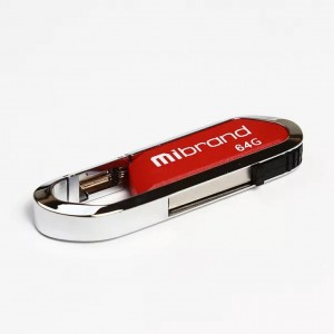 Огляд USB флеш накопичувач Mibrand 64GB Aligator Red USB 2.0 (MI2.0/AL64U7DR): характеристики, відгуки, ціни.