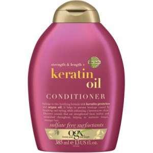 Огляд Кондиціонер для волосся OGX Keratin Oil проти ламкості з кератиновою олією 385 мл (0022796977526): характеристики, відгуки, ціни.