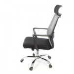 Огляд Офісне крісло Аклас Крокус CH TILT Чорне із сірим (10022849): характеристики, відгуки, ціни.