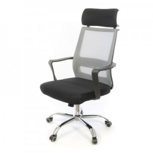 Офісне крісло Аклас Крокус CH TILT Чорне із сірим (10022849)