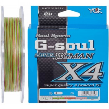 Шнур YGK Super Jig Man X4 200m Multi Color 0.6/0.128mm 12lb (5545.00.52)