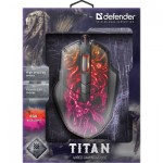 Огляд Мишка Defender Titan GM-650L RGB Black (52650): характеристики, відгуки, ціни.