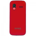 Огляд Мобільний телефон Sigma Comfort 50 HIT2020 Red (4827798120958): характеристики, відгуки, ціни.