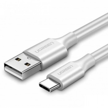 Дата кабель USB 2.0 AM to Type-C 1.5m US287 (White) Ugreen (60122)