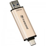 Огляд USB флеш накопичувач Transcend 256GB JetFlash 930 Gold-Black USB 3.2/Type-C (TS256GJF930C): характеристики, відгуки, ціни.