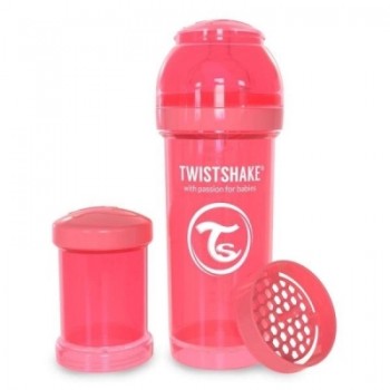 Пляшечка для годування Twistshake персиковий, 260 мл (78032)