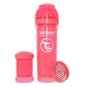 Огляд Пляшечка для годування Twistshake персиковий, 330 мл (78033): характеристики, відгуки, ціни.