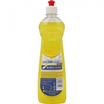 Засіб для ручного миття посуду Buroclean EuroStandart лимон 500 мл (4823078912275)