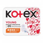 Огляд Гігієнічні прокладки Kotex Young Normal 10 шт. (5029053542881): характеристики, відгуки, ціни.