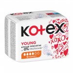 Огляд Гігієнічні прокладки Kotex Young Normal 10 шт. (5029053542881): характеристики, відгуки, ціни.