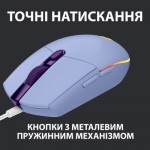 Огляд Мишка Logitech G102 Lightsync Lilac (910-005854): характеристики, відгуки, ціни.