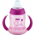 Огляд Пляшечка для годування Nuk First Choice Мишенятко, 150 мл, рожевий (3952376): характеристики, відгуки, ціни.