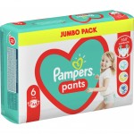 Огляд Підгузки Pampers трусики Pants Giant Розмір 6 (14-19 кг) 44 шт (8006540069356): характеристики, відгуки, ціни.