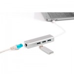 Огляд Концентратор Digitus USB-C - USB 3.0 3 Port Hub + Gigabit Ethernet (DA-70255): характеристики, відгуки, ціни.