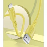 Огляд Дата кабель USB 2.0 AM to Type-C 1.0m soft silicone yellow ColorWay (CW-CBUC043-Y): характеристики, відгуки, ціни.