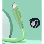 Огляд Дата кабель USB 2.0 AM to Type-C 1.0m soft silicone green ColorWay (CW-CBUC042-GR): характеристики, відгуки, ціни.