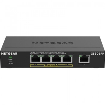 Комутатор мережевий Netgear GS305PP-100PES