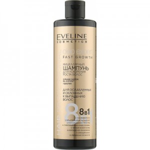 Огляд Шампунь Eveline Cosmetics Міцелярний для прискорення росту волосся 400 мл (5901761996487): характеристики, відгуки, ціни.