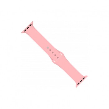 Ремінець для смарт-годинника Intaleo Silicone для Apple Watch 38/40 mm pink (1283126494338)