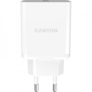 Огляд Зарядний пристрій Canyon QC3.0 36W WALL Charger (CNE-CHA36W01): характеристики, відгуки, ціни.