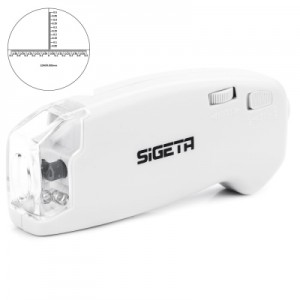 Огляд Мікроскоп Sigeta MicroGlass 150x R/T (зі шкалою) (65140): характеристики, відгуки, ціни.