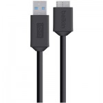 Огляд Дата кабель USB 2.0 AM to Micro 5P 0.9m black Belkin (F3U166BT0.9M): характеристики, відгуки, ціни.