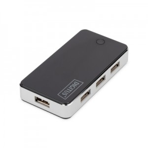 Огляд Концентратор Digitus USB 2.0 Hub, 7 Port (DA-70222): характеристики, відгуки, ціни.