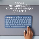 Огляд Клавіатура Logitech K380 for MAC Multi-Device Bluetooth UA Blueberry (920-011180): характеристики, відгуки, ціни.