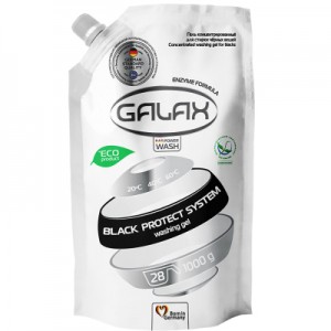 Огляд Гель для прання Galax для чорних речей 1 кг (4260637720689): характеристики, відгуки, ціни.