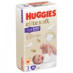 Огляд Підгузок Huggies Elite Soft 3 (6-11 кг) Mega 48 шт (5029053549293): характеристики, відгуки, ціни.