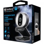 Огляд Веб-камера Sandberg Streamer Webcam Pro Full HD Autofocus Ring Light Black (134-12): характеристики, відгуки, ціни.