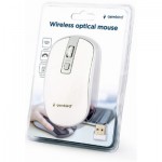 Огляд Мишка Gembird MUSW-4B-06-WS Wireless White-Silver (MUSW-4B-06-WS): характеристики, відгуки, ціни.