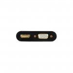 Огляд Перехідник Cablexpert HDMI to HDMI/VGA+audio 3.5mm (A-HDMIM-HDMIFVGAF-01): характеристики, відгуки, ціни.