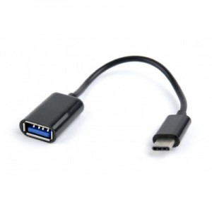 Дата кабель OTG USB 2.0 AF to Type-C 0.2m Cablexpert (AB-OTG-CMAF2-01)
